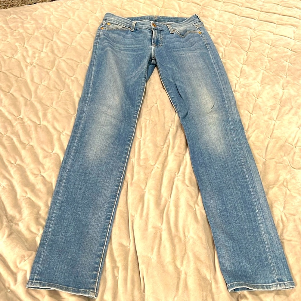 7 for All mankind ROXANNE Straight Leg Skinny Jeans